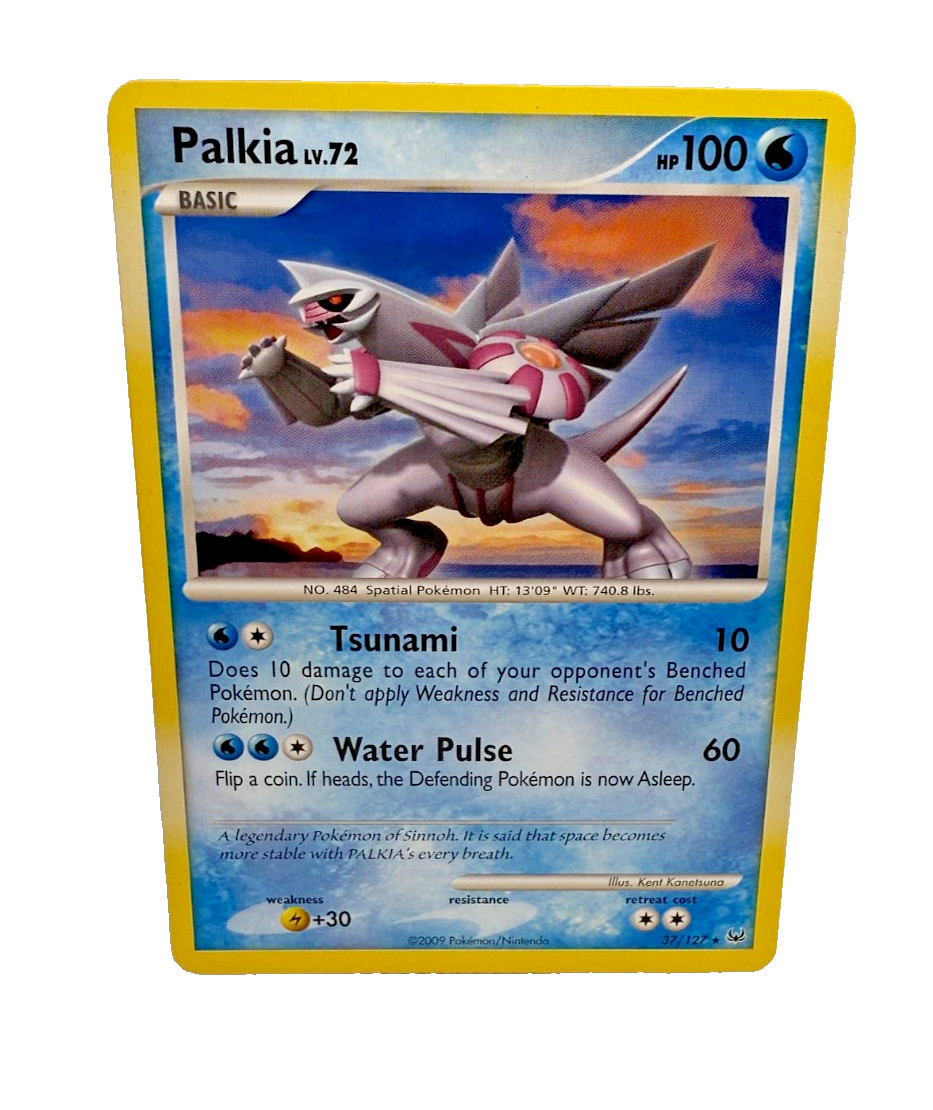 Palkia 37/127 Rare Platinum Pokemon Card Pokemon TCG