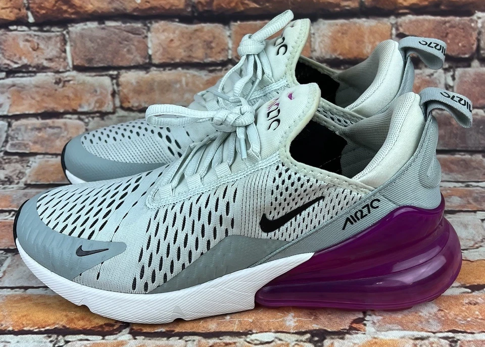 Zapatos para mujer Nike Air Max 270 apenas gris fucsia brillante AH6789 004 talla 8,5 Foto 2 de 4