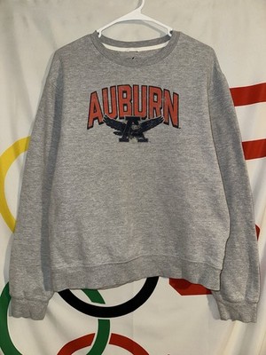 Auburn Tigers Crewneck Sweatshirt Medium Gray Football War Eagle
