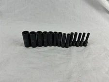 Matco Tools 13pc 1/4" Drive 6-Pt Deep Impact Metric Socket Set 4-15mm SADPM146V