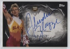 2015 Topps WWE Undisputed Auto Black 26/50 Alundra Blayze #UA-AB Auto e0h