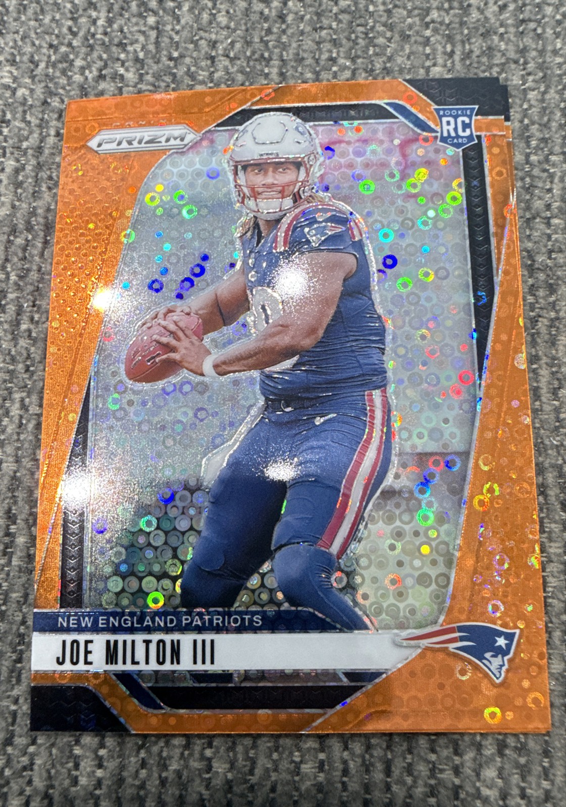 2024 Panini Prizm - Rookies Joe Milton III #354 Disco Prizm (RC)