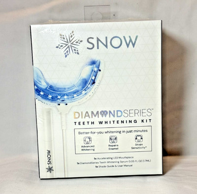 SNOW Teeth Whitening Kit LED Mouthpiece + Whitening Serum Wand Hydroxyapatite