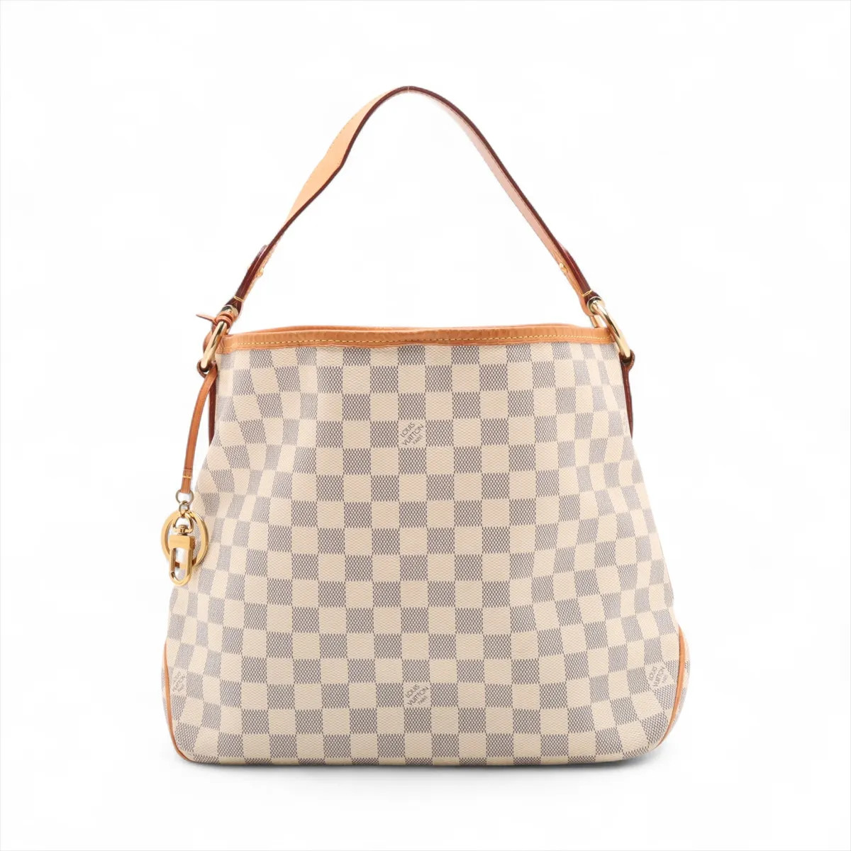 Louis Vuitton Damier Azure Delightful PM N41606 white x brown