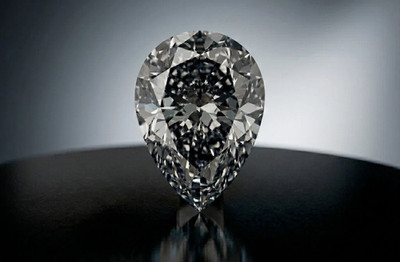 5 Ct Certified Lab Grown Diamond Pear Cut Gray Color D Grade VVS1