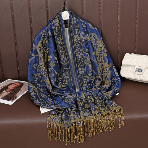 Luxury Winter Cashmere Pashmina Shawl Lady Wrap Warm Autumn Scarves Print Sto-yh - Picture 32 of 33