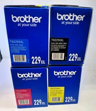 Brother TN 229XXL High Yield Toner Set Black, Cyan, Magenta, Yellow TN229XXL