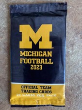 2023 University of Michigan Official Team Football One (1) Pack - Unopened