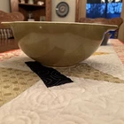 Vintage PYREX 2 1/2 qt Verde Green Nesting Cinderella Mixing Bowl #443 USA