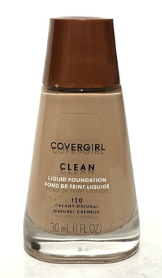 CoverGirl Clean Liquid Foundation # 120 Creamy Natural New Sealed