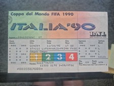 SCOTLAND V COSTA RICA 1990 WORLD CUP TICKET