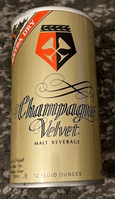 Champagne Velvet Extra Dry Straight Steel Beer Can JOS PICKETT DUBUQUE Iowa