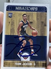 2017 - 2018 PANINI NBA HOOPS FRANK JACKSON AUTOGRAPHED ROOKIE CARD!