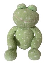 Russ Baby Froggles Plush Toy Green Polka Dot Frog 9" Stuffed Animal