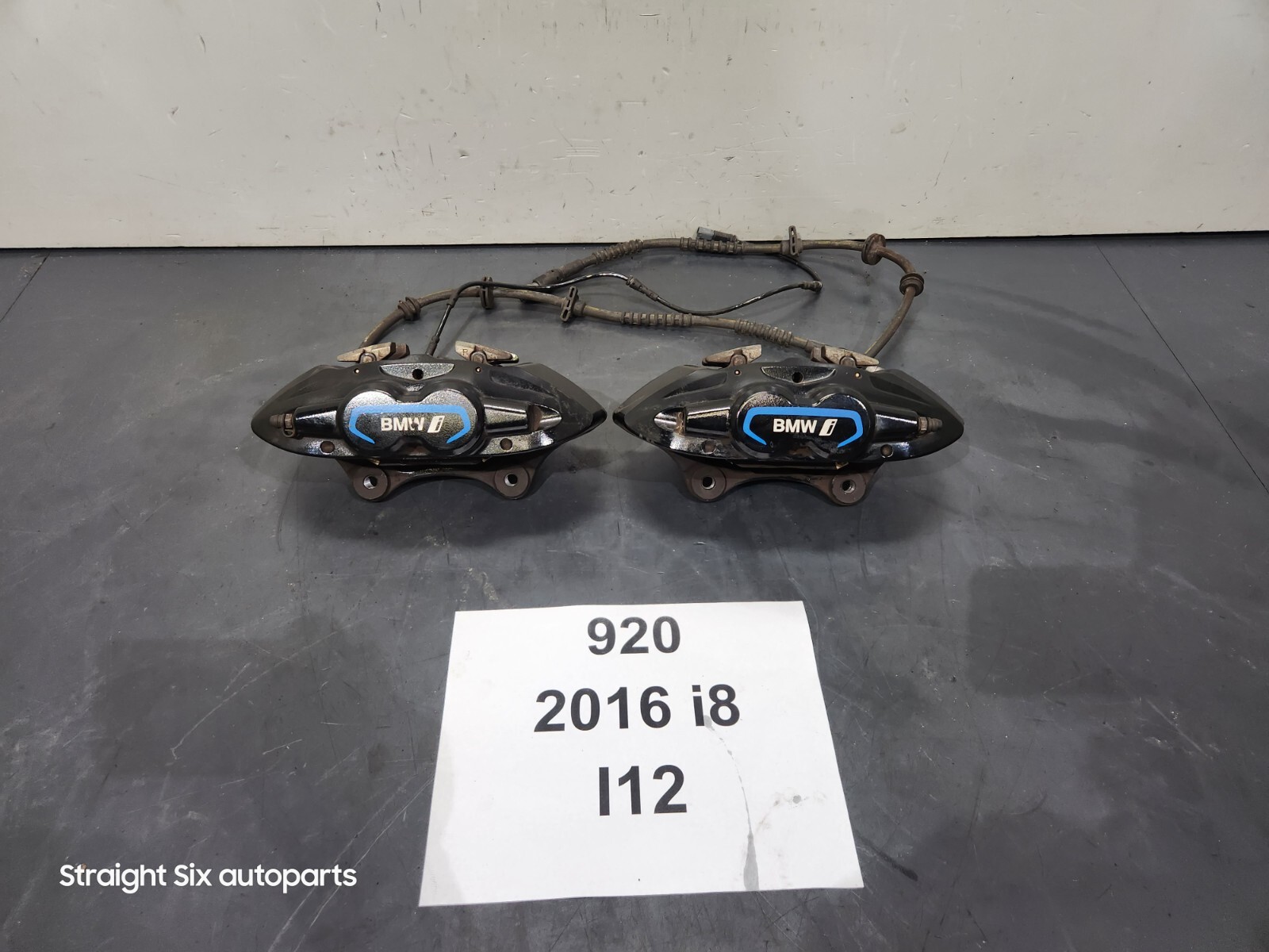 1420 OEM BMW i8 I12 I15 Left Right Front Brake Calipers BREMBO Pair