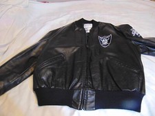 rare vintage los angeles raiders all leather delong jacket