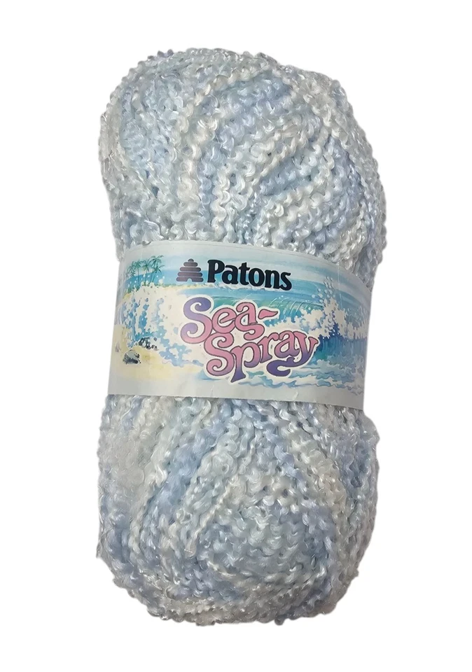 2 madejas de hilo en aerosol de mar tono azul blanco #2364 y melocotón #2368 ~ 50 gramos Foto 2 de 4