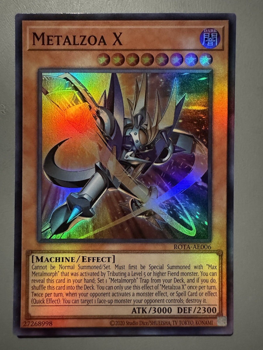YUGIOH METALZOA X (MACHINE) ASIA ENGLISH EDITION ROTA-AE006 SUPER