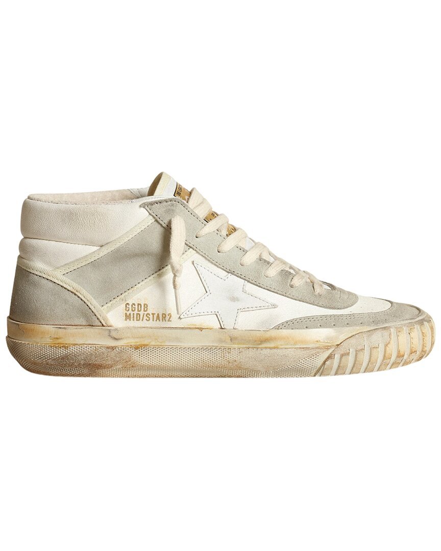 Мужские кожаные кроссовки Golden Goose Mid Star 2 75990₽