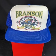 Branson Missouri MO Vintage Trucker Style Adjustable Snap Back Ball cap USA