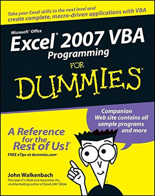 Excel 2007 VBA Programmierung für Dummies