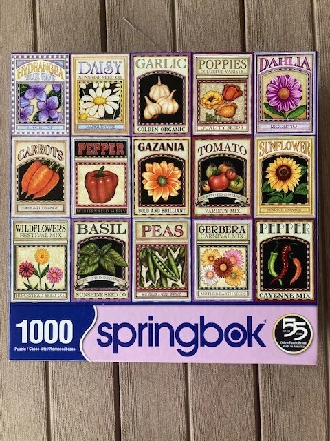 SPRINGBOK Complete 1000 Piece Puzzles-Cocktail Party & Garden Goodness - Image 3 of 3