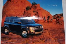 2003 Honda Element Original Sales Brochure Poster