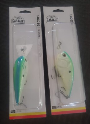 2 Lures Castaic boyd duckett deep diving crankbait citrus shad