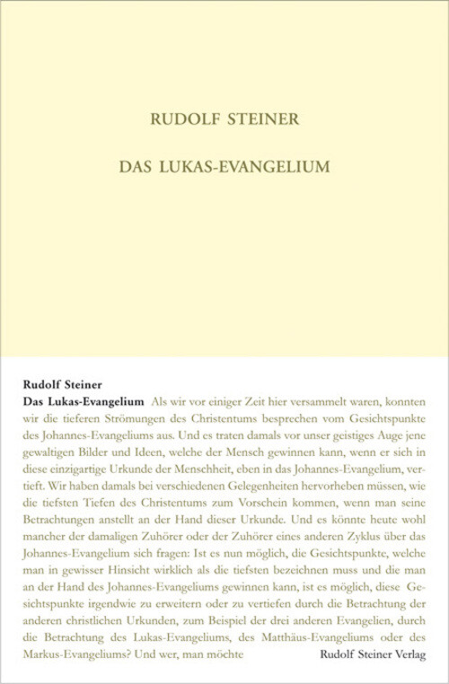 Thumbnail - Das Lukas-evangelium 10 Vorträge, Basel 1909 Rudolf Steiner Buch 224