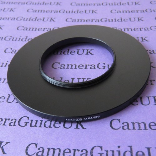 46mm to 82mm Male-Female Stepping Step Up Filter Ring Adapter 46mm to 82mm - Picture 2 of 2