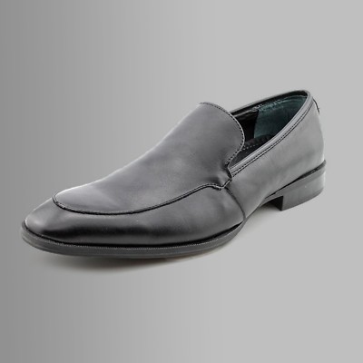 NEU ALFANI Herren Leder Schwarz Abend Business Schuhe EUR 39,5 USA Gemach $119