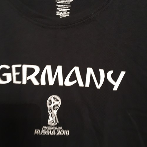 FIFA Fussball-Weltmeisterschaft Russland 2018 Herren Deutschland weiß Ringer Tshirt Größe Large neu mit Etikett - Bild 3 von 7
