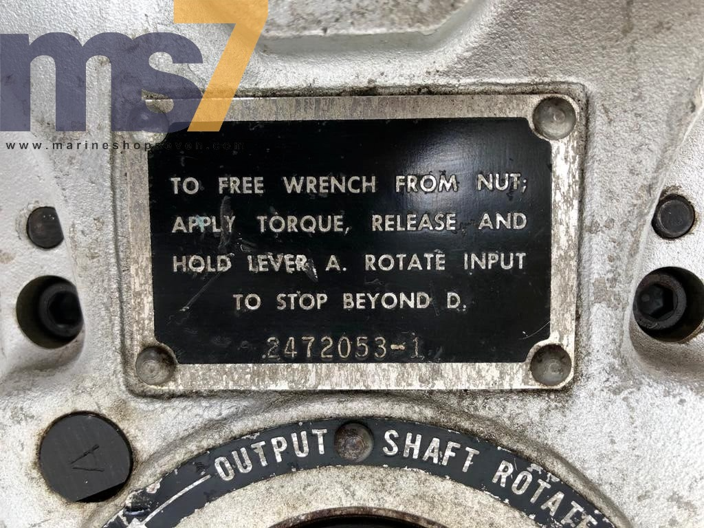 SWEENEY 102 TYP E MANUAL TORQUE MULTIPLIER MAX OUTPUT 1600