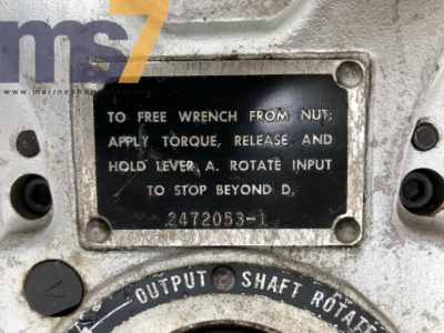 SWEENEY 102 TYP E MANUAL TORQUE MULTIPLIER MAX OUTPUT 1600
