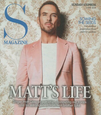 Sunday Express Magazin: Matt Goss, Tom Kerridge, Celebrity Gardens, 4.5.25
