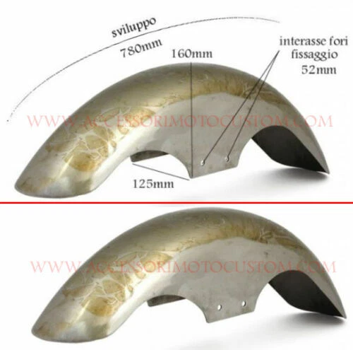 Parafanghi e paraspruzzi Per Scrambler per moto
