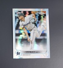 2022 Topps Chrome Sonic Base Prism Refractor #64 Edward Cabrera RC MARLINS 