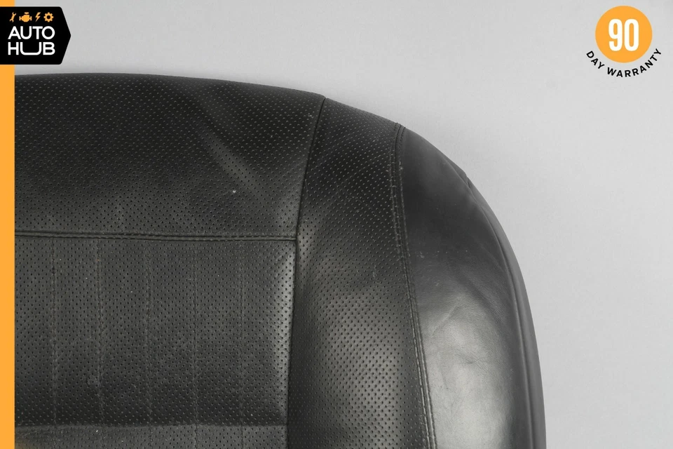 07-14 Mercedes W216 CL600 Front Right Side Bottom Lower Seat Cushion Black OEM - Image 2 of 4