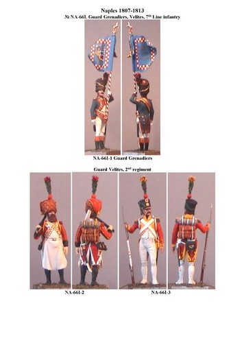 Soldados VID NА-66I. Guardia Granaderos, Velites, 7ª Línea, Nápoles, 1807-1813 1:30 - Imagen 9 de 46