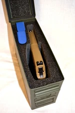 Precut Foam fits 30cal .30 30 caliber Ammo Steel Can holds 1 Pistol Gun + 2 mags