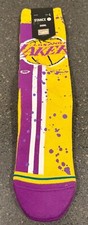 Stance NBA Los Angeles Lakers Overspray Crew Socks mens size L large 9 - 13 NEW