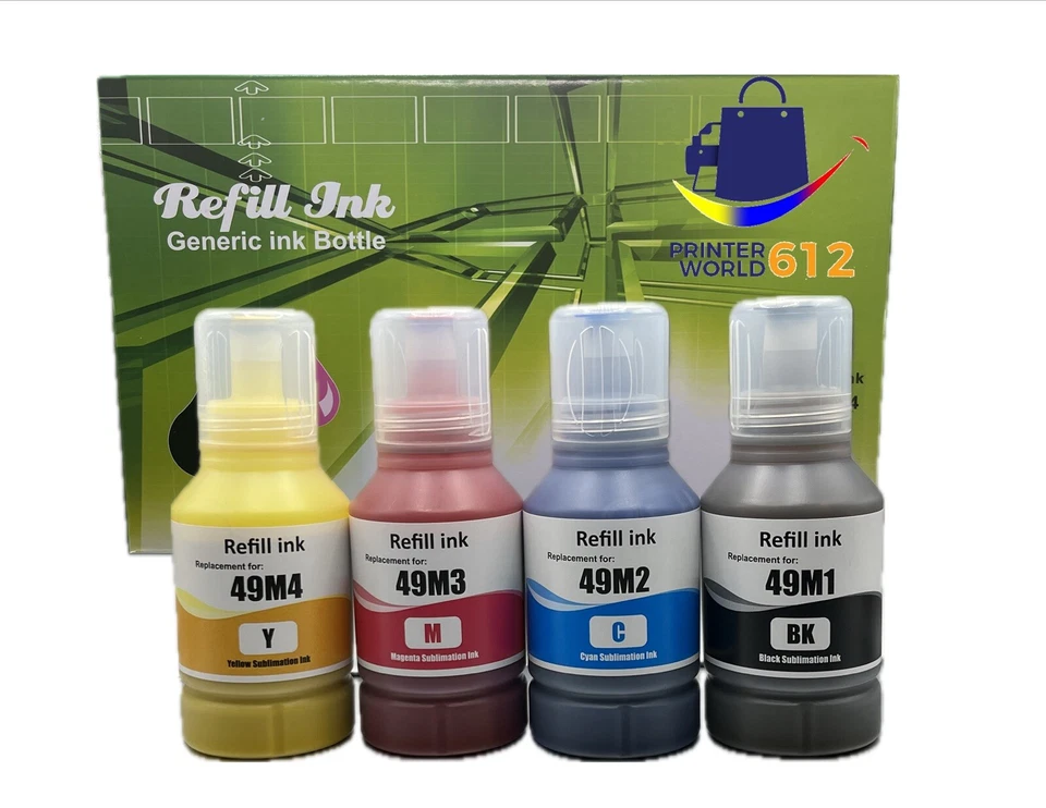 1.120 ML Sublimation Ink Compatible With Surecolor F170 F570 F530 F500 F550 T49M - Image 2 of 4