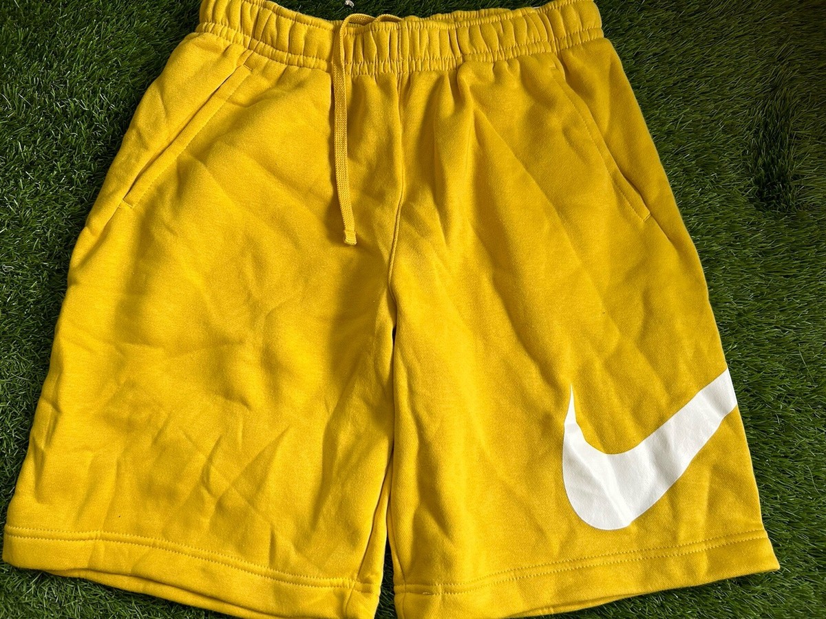yellow nike mens shorts
