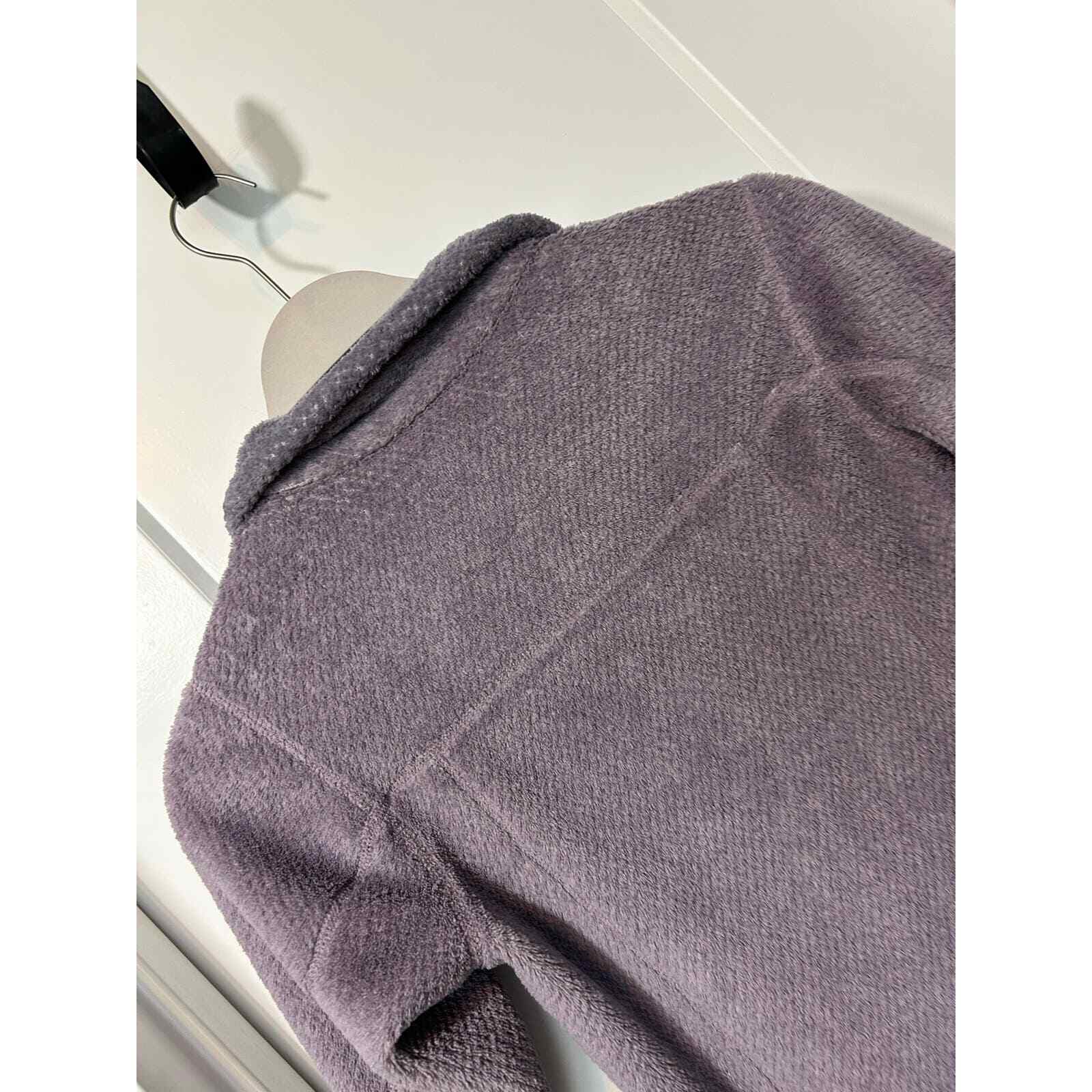 Patagonia Women's 1/4 Snap Fleece Sweatshirt Long Sleeve Pockets Purple Size XS thumbnail 7
