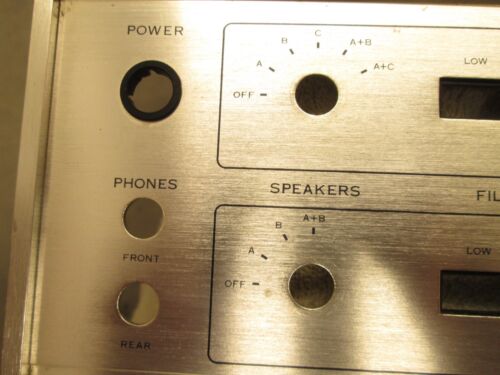 Sansui QR-6500 Quadraphonic Stereo Receiver FACEPLATE Control Panel Vtg - Picture 3 of 10