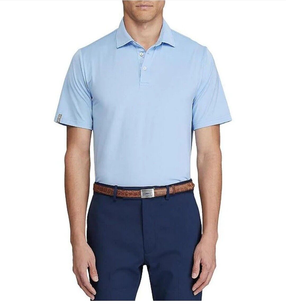 RLX Ralph Lauren Men's LARGE Polo Golf Shirt Wicking Stretch RLX Ralph Lauren Men's LARGE Polo Golf Shirt Wicking Stretch