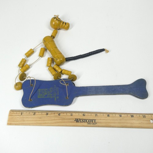 Fisher Price Toys Pop-Up Kritter Pluto Dog Disney 1930s Vintage Wooden - Picture 4 of 8