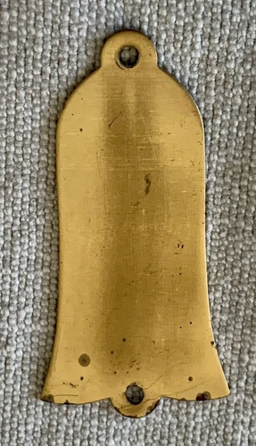 1974 Gibson Les Paul Special Electric Guitar Brass Truss Rod Cover Plate