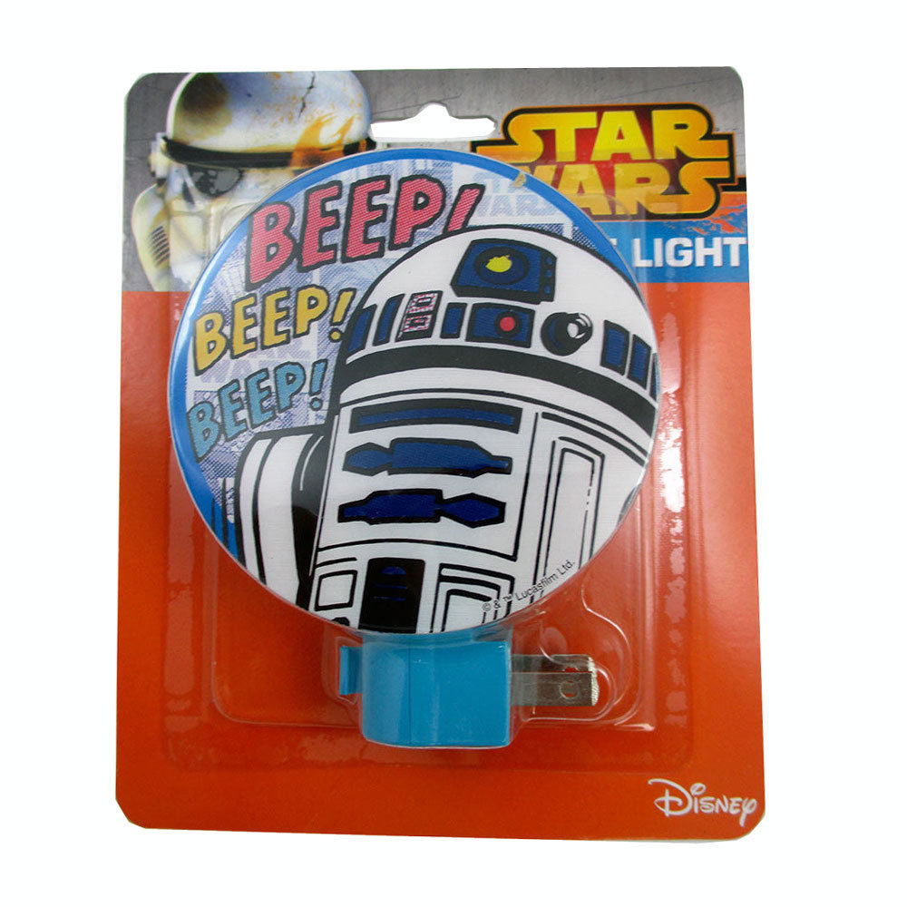Night Light Plug-in Rotary Shade Star Wars Beep Darth Vader Girl