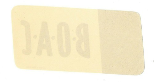 Vintage Airline Luggage Label BOAC British Overseas Air - Picture 2 of 2